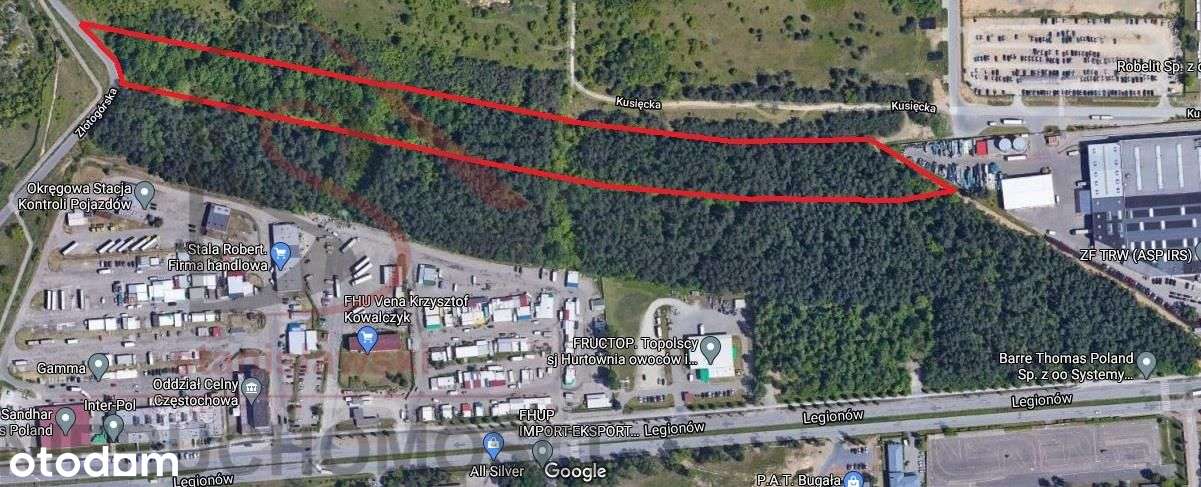 Działka Inwestycyjna 2,1990ha w ok. ul. Legionów-1