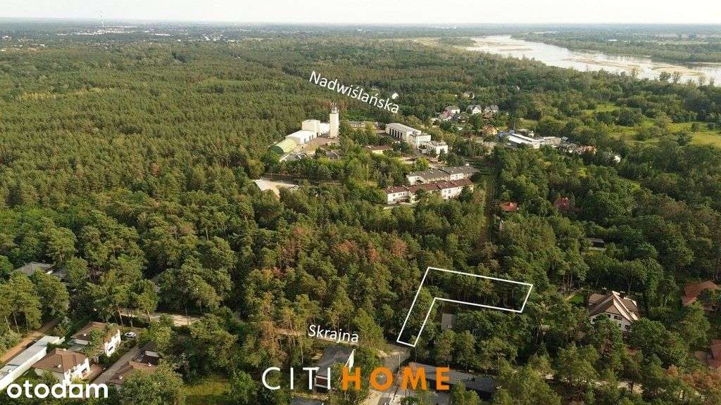 Działka budowlana Józefów 1528m2 starodrzew-4
