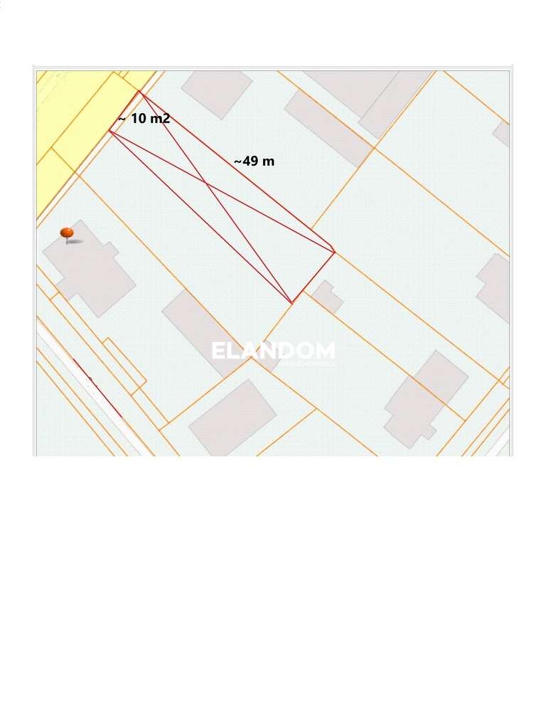 Działka pod usługi, ogrodzona, prąd