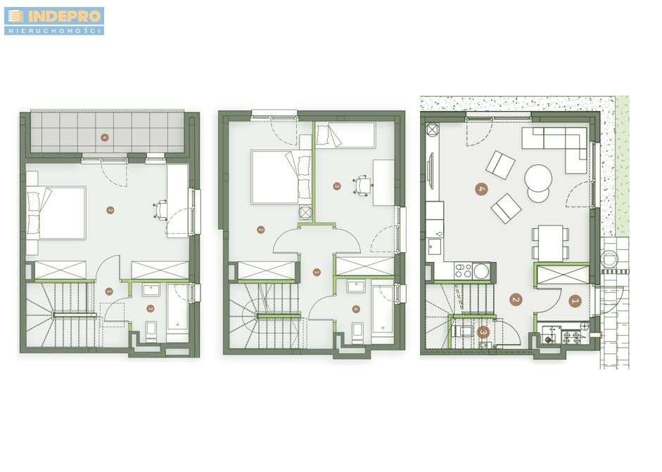 96 m² | 3 pełne poziomy | ogród 75 m² | taras-4