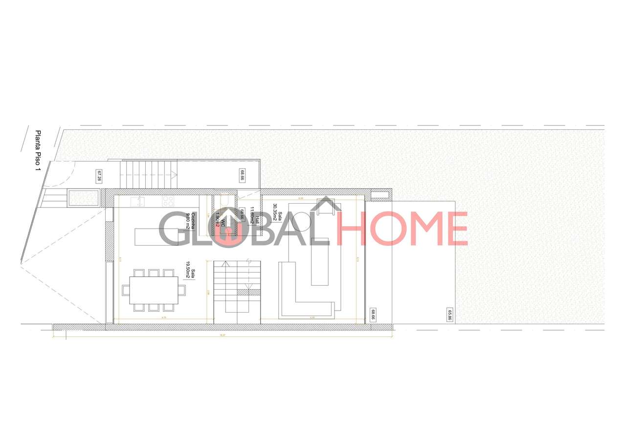 Moradia T3 Nova com Terraço em São Pedro da Cova-15