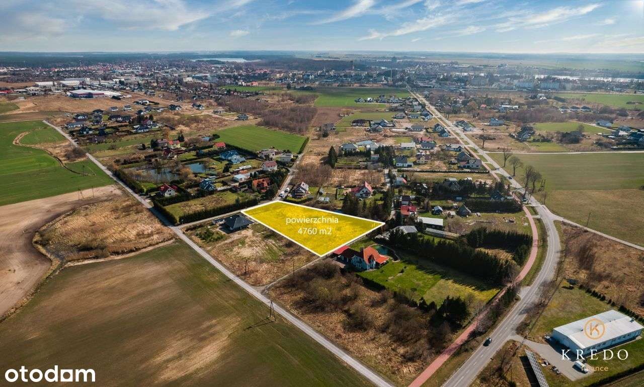 Działka budowlana w Człuchowie - Pełny obrazek: 1/5