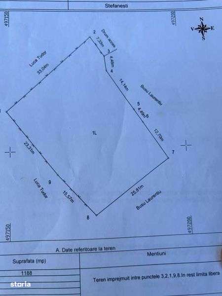 Teren intravilan Stefanesti - Imagine principală: 5/5