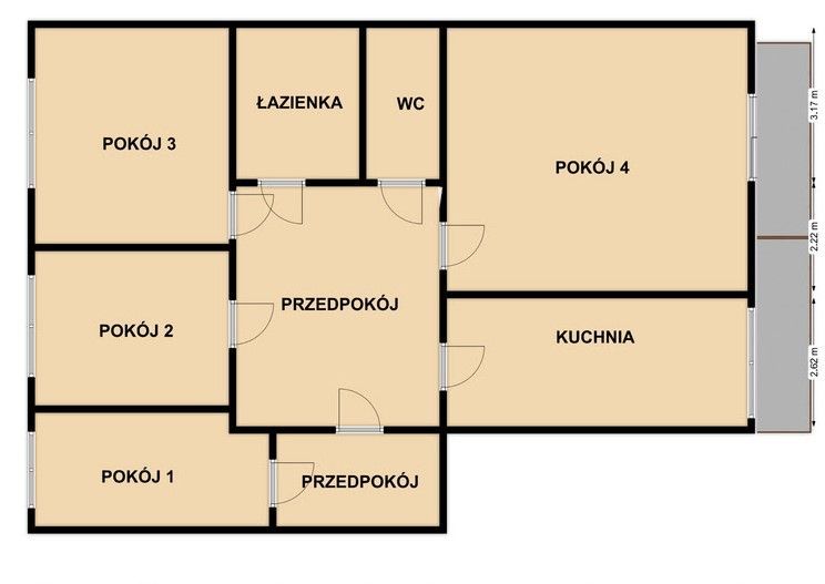 ŚWIETNA LOKALIZACJA - winda - duży balkon