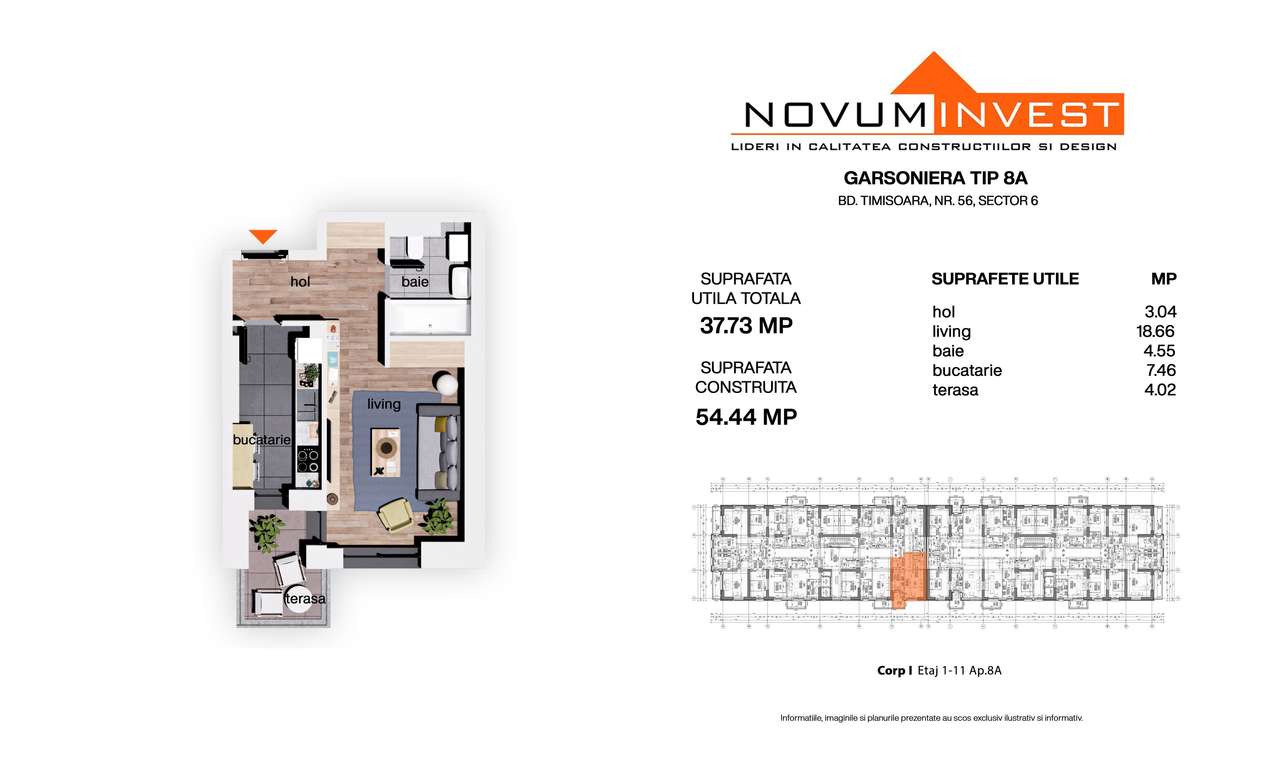 GARSONIERE, in apropiere de Metrou Gorjului Comision 0% - Imagine principală: 4/20