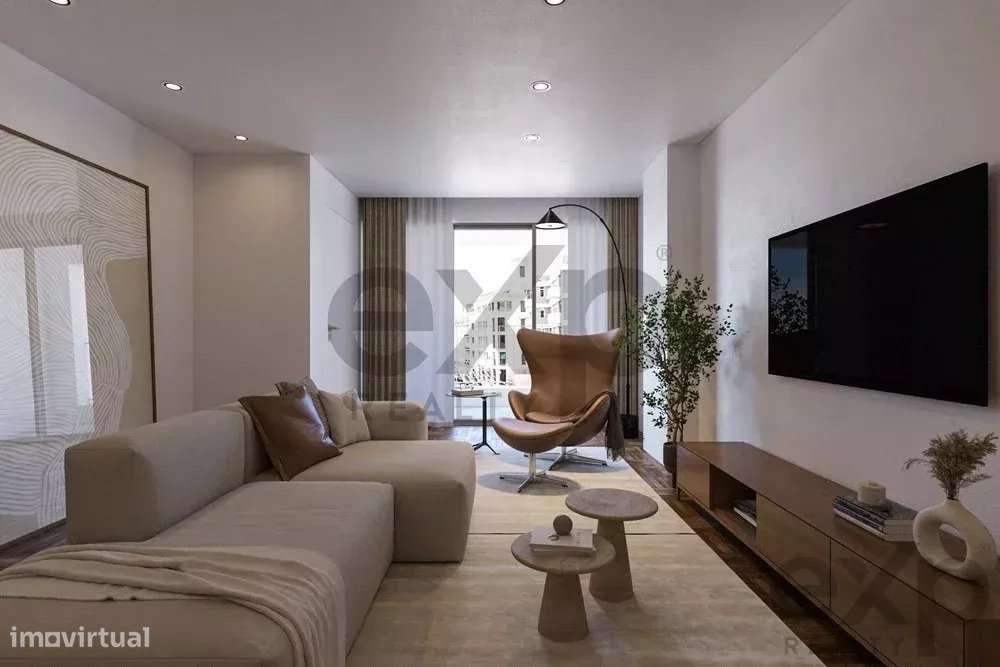 Apartamento T1 – Modernidade e Conforto na Avenida da Madalena - Grande imagem: 4/9