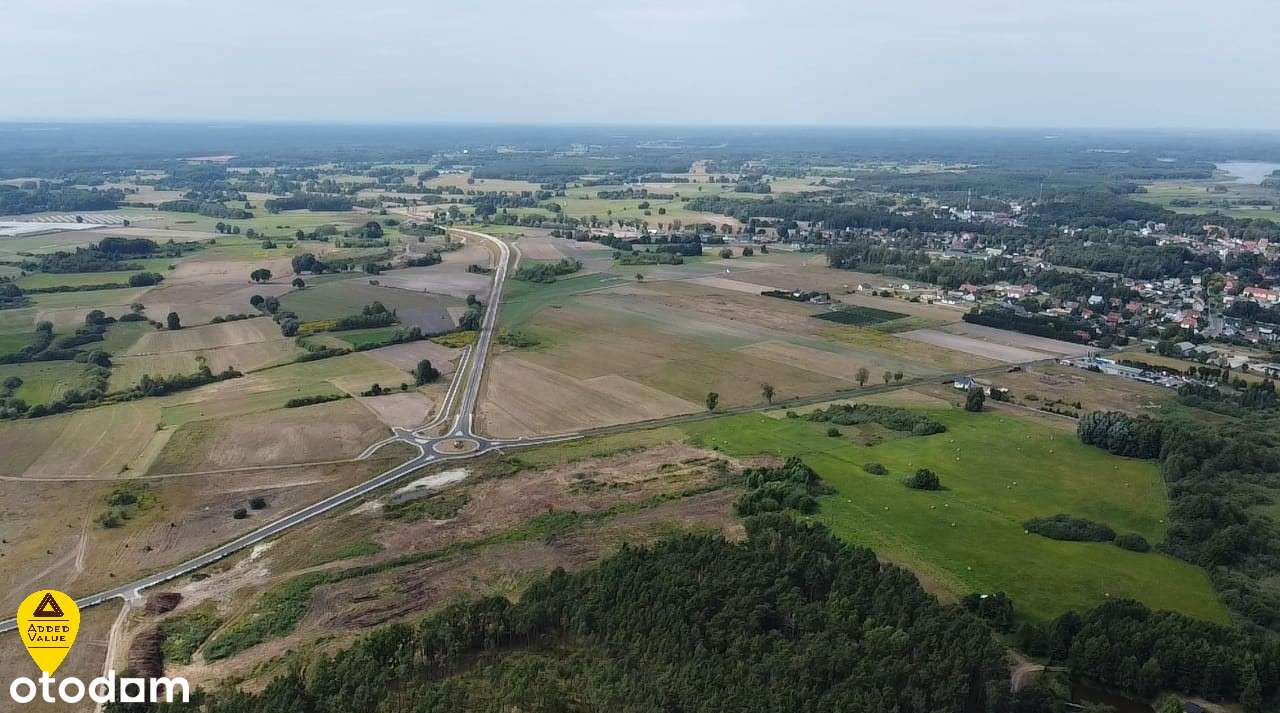 Działka inwestycyjna przy zjeździe z autostrady w Trzcielu. - Pełny obrazek: 5/11