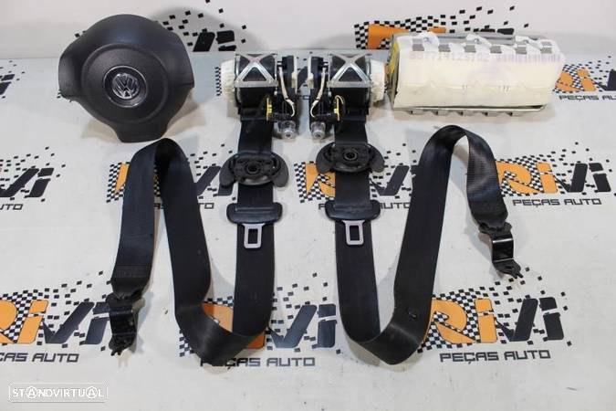 Kit de Airbags VW Polo 6R - Airbag Condutor - Passageiro - Cintos Frontais - 1