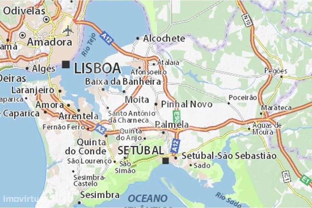 Terreno Urbano para construção com 1.595,800 m2 em Palmela - Grande imagem: 4/4