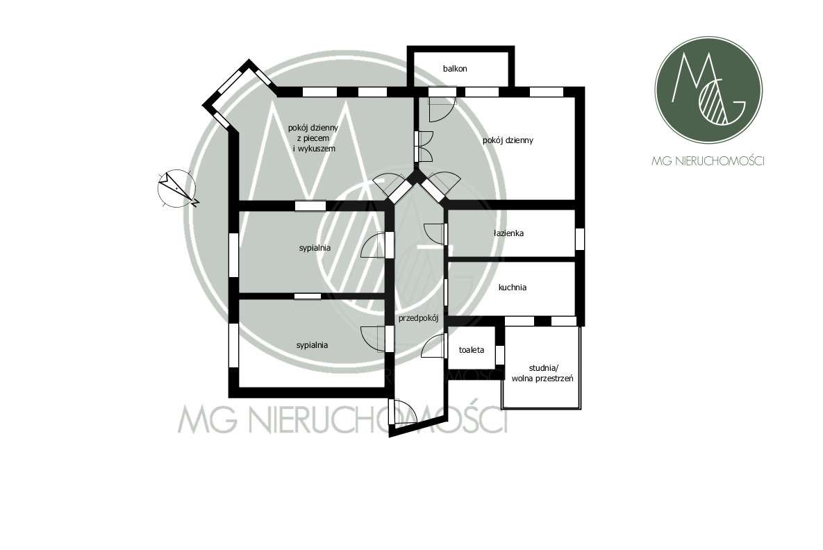 4 pok. w kamienicy/Sopot/ 122 m2/1 piętro/ balkon-4