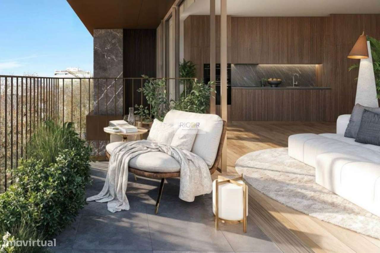 Apartamento T4 com varanda em construção em Matosinhos Sul. - Grande imagem: 3/18