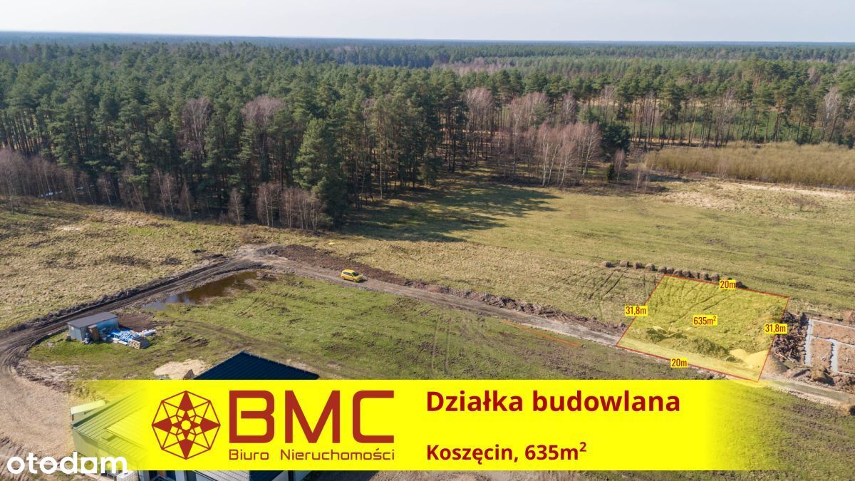 Działka budowlana Koszęcin 634m2