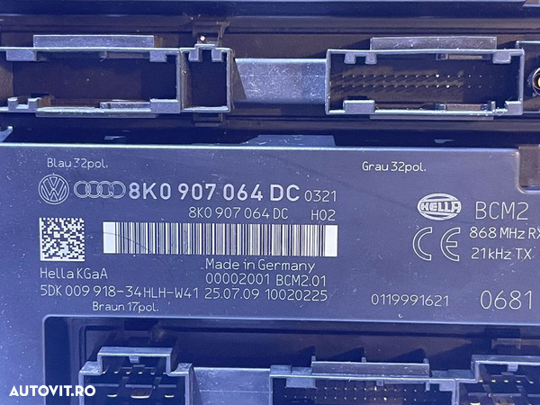 Unitate Modul Calculator Confort Audi A4 B8 2008 - 2015 Cod 8K0907064DC - 2