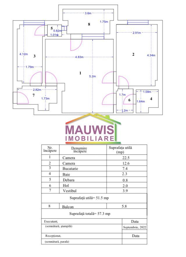 Apartament 2 camere pozitie deosebita Piata Romana, Magheru