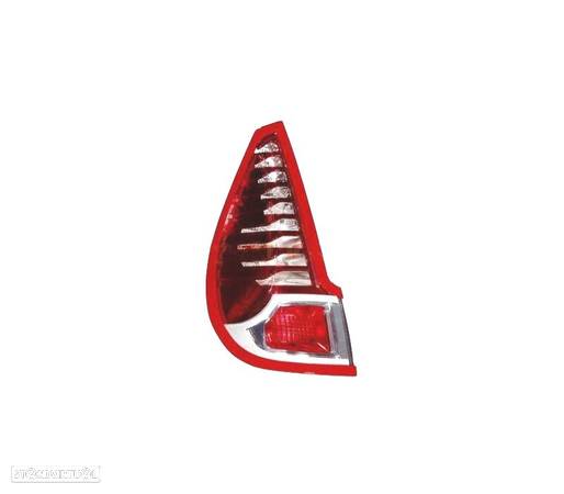 FAROLIN ESQ PARA RENAULT SCENIC III 09-12 BRANCO VERMELHO - 1