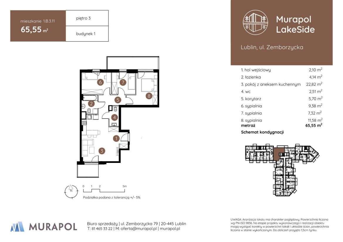 4-pokojowe mieszkanie 65m2 Bez Pośredników - Pełny obrazek: 2/7