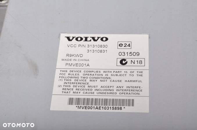 VOLVO XC90 WZMACNIACZ RADIA 31310830 - 3