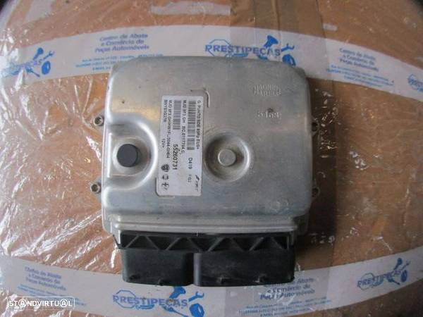 Centralina 55260731 0117704C 00520035970 FIAT GRANDE PUNTO 2015 1.3JTD 84CV 5P PRETO ORIGINAL - 2