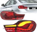 FAROLINS FULL LED PARA BMW SERIE 4 F32 F33 F36 13-18 LIGHT BAR OLED FUNDO VERMELHO - 7