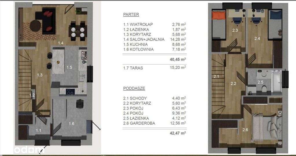 Dom 83m2 z ogrodem ponad 5arów-Zaczernie - Pełny obrazek: 4/4