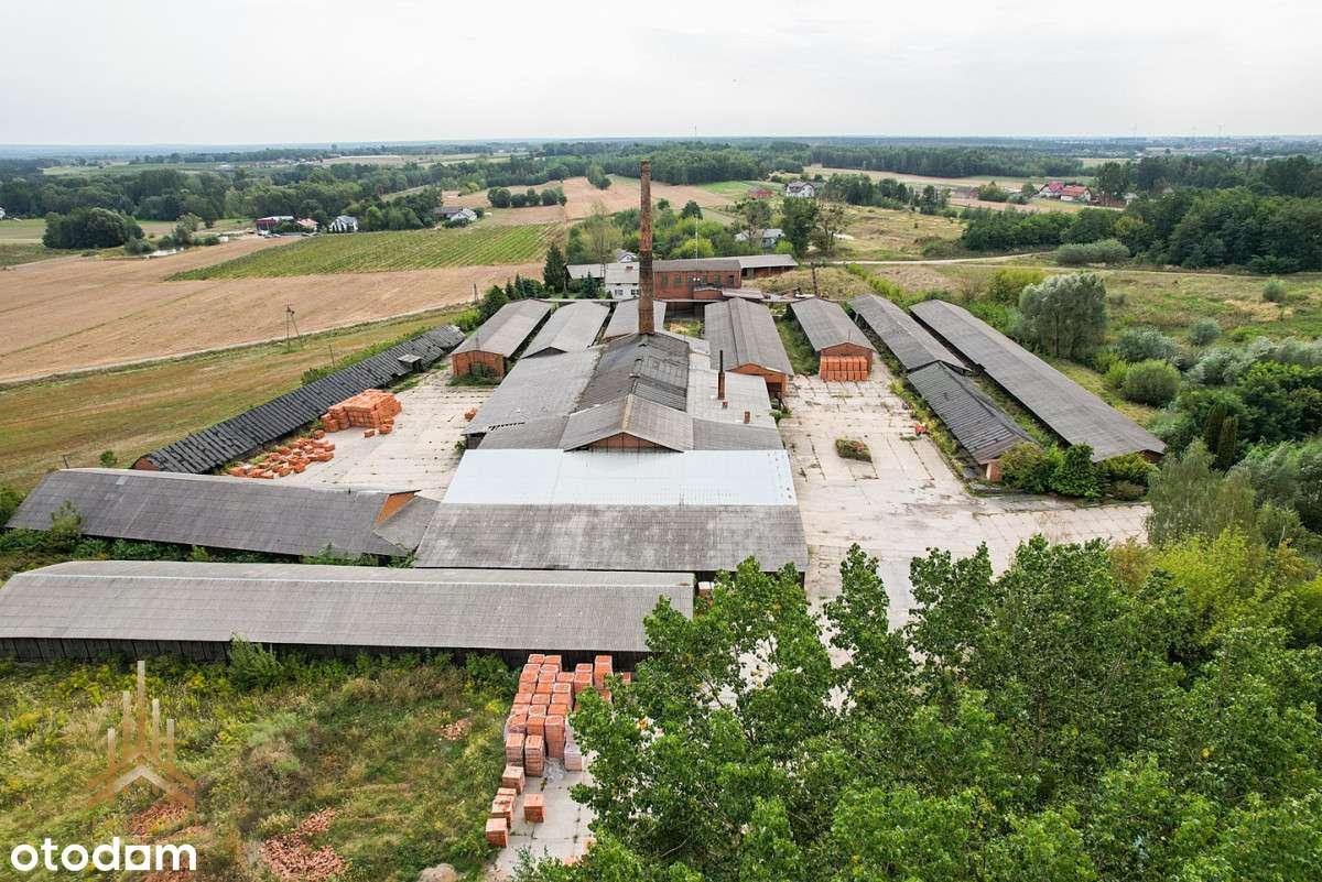 Teren inwestycyjny uzbrojony+budynki - pow. płocki-14