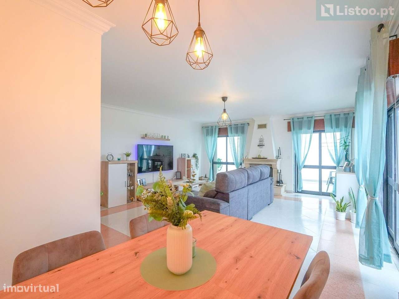 Apartamento T3 com 2 terraços e garagem box em Mem Martins. - Grande imagem: 4/47