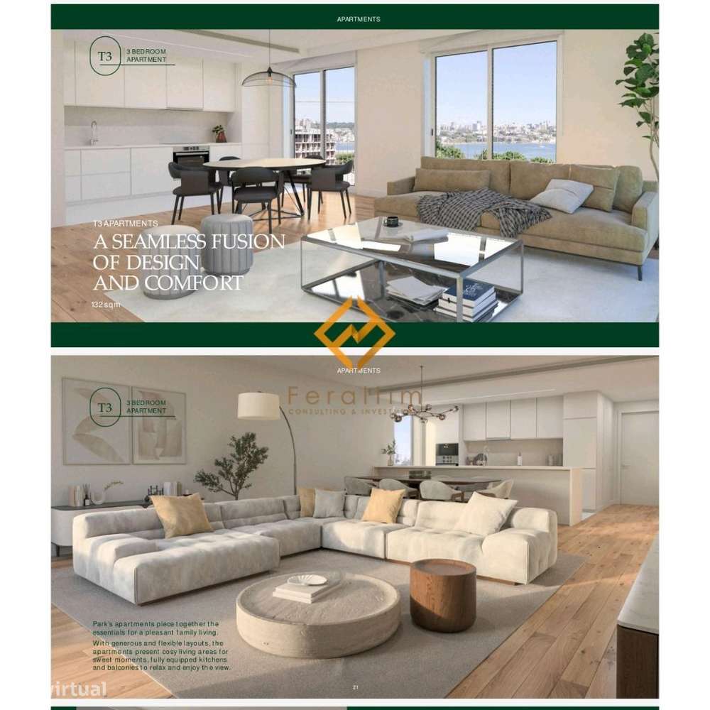 Penthouse T3 luxo V.N.Gaia.-4