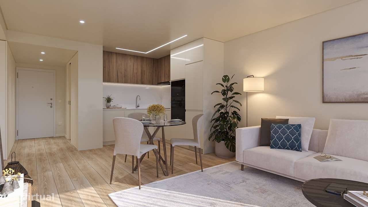 Apartamento T2 Novo com Varanda em Vilar do Paraíso. - Grande imagem: 5/17