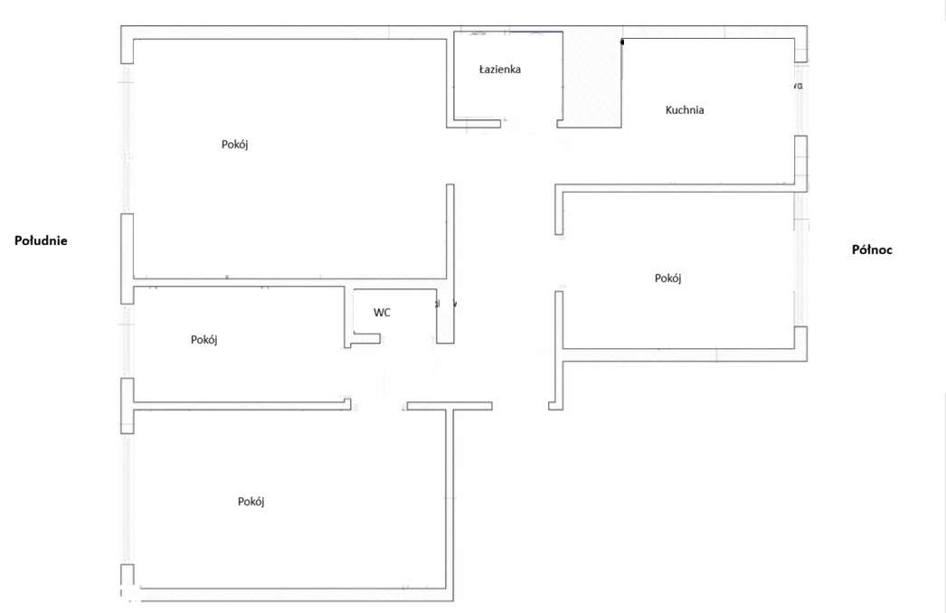 4 pokoje | 61,2 m² | Wysoki parter | Niski blok | Bezpośrednio - Pełny obrazek: 4/4