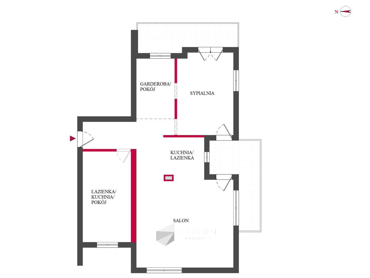 polanka|4pok|ataner|inwestycyjne|2 balkony| malta - Pełny obrazek: 4/17