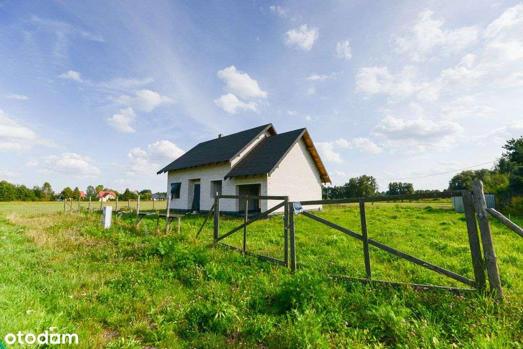 Nowy dom w stanie surowym – Tłuszcz, duża działka!-18