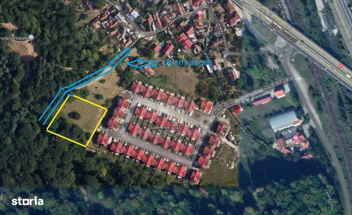 Teren intravilan Brasov Strada Ciresului 2900 mp-2