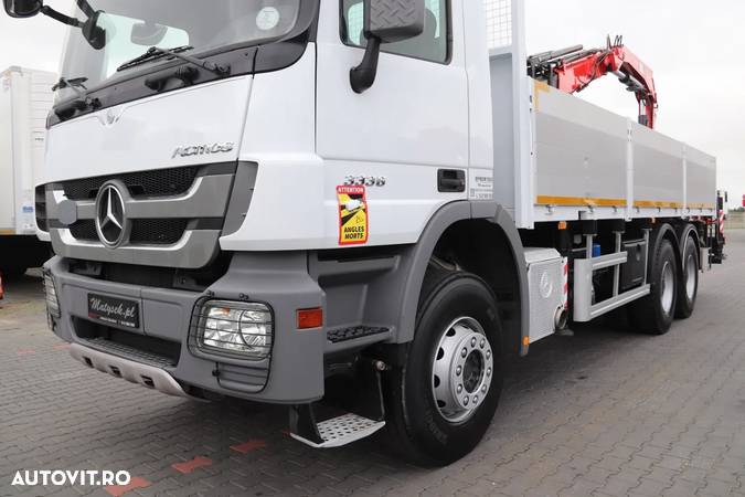 Mercedes-Benz ACTROS 3336 / 6X4 / L: 6,85  + MACARA FASSI F195 / RADIO COMMANDE / EURO 5 /08.2012 - 11