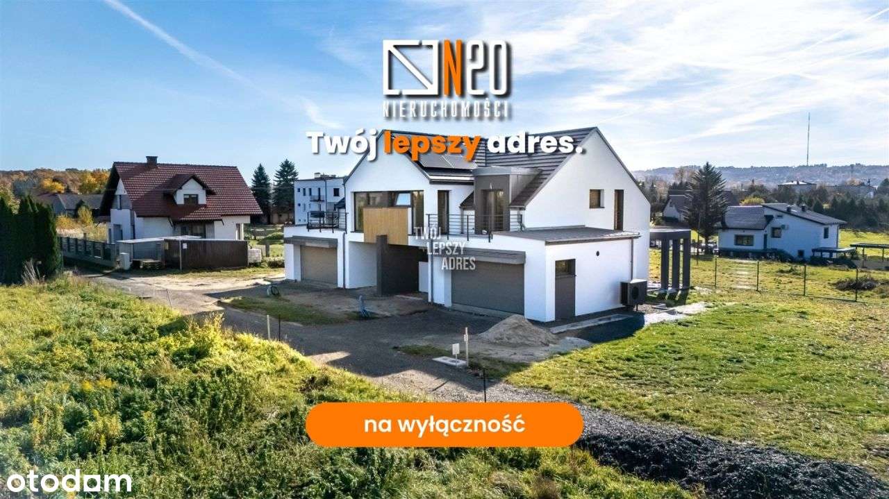 Nowoczesny Dom Z Dwustanowiskowym Garażem - Pełny obrazek: 1/20