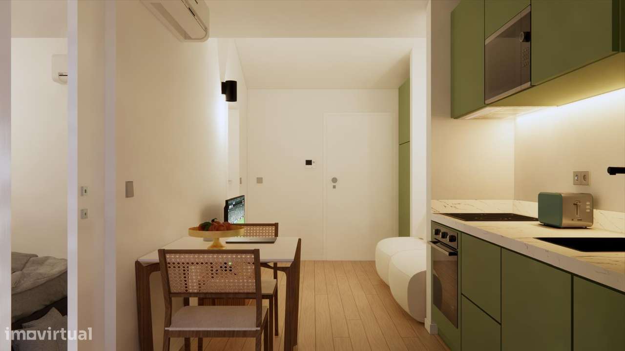 Apartamento T1 Novo em  Matosinhos Sul com  Vista Mar - Grande imagem: 4/26