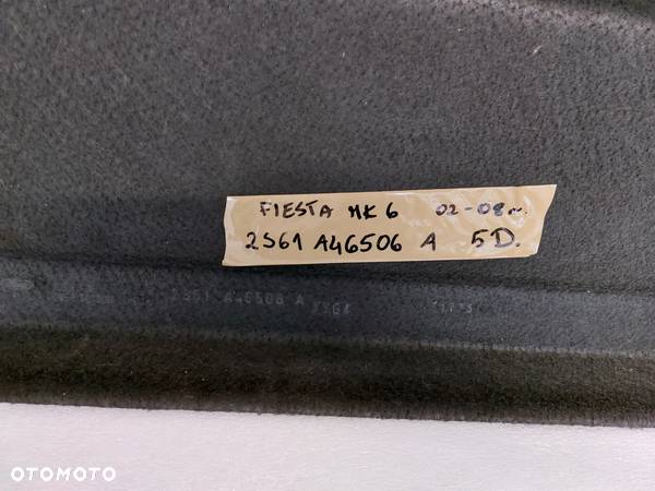 Półka tylna bagażnika Ford Fiesta MK6 - 3