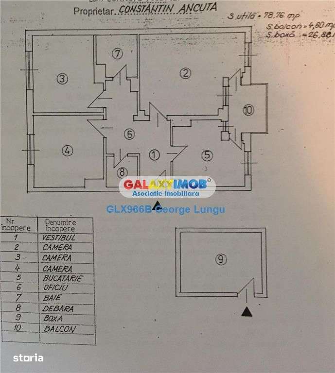 Apartament 3 camere Cornetu cu centrala si loc de parcare-9
