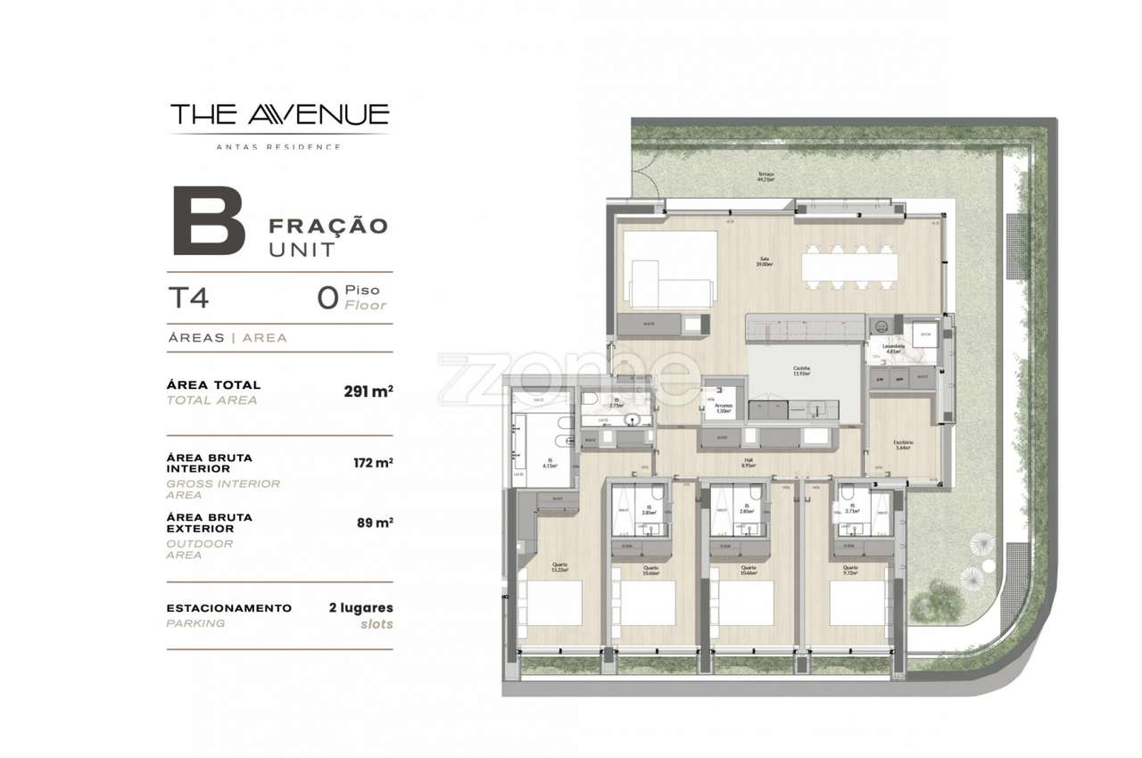 T4 +1 | Jardim | 2 LG | Antas, Porto - Grande imagem: 4/28