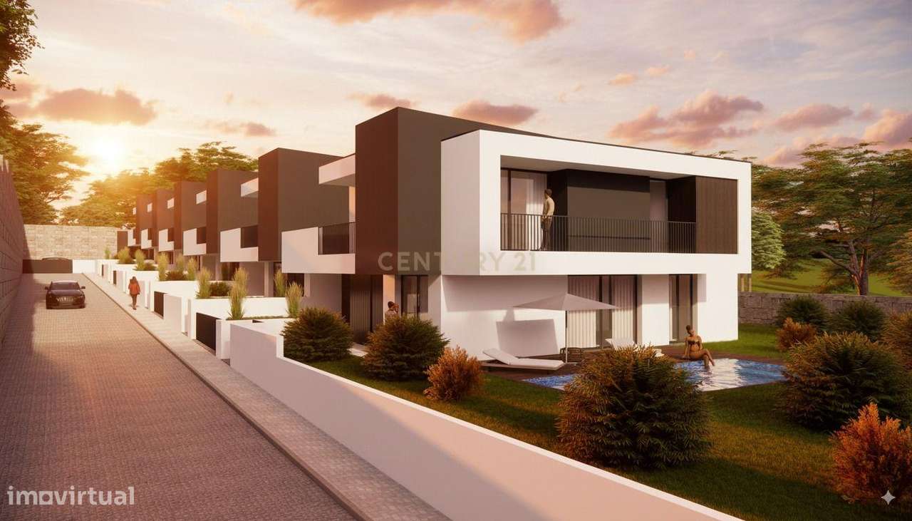 Moradia Geminada V3 com Piscina | Praia Fluvial da Pontinha – Marco de - Grande imagem: 5/8