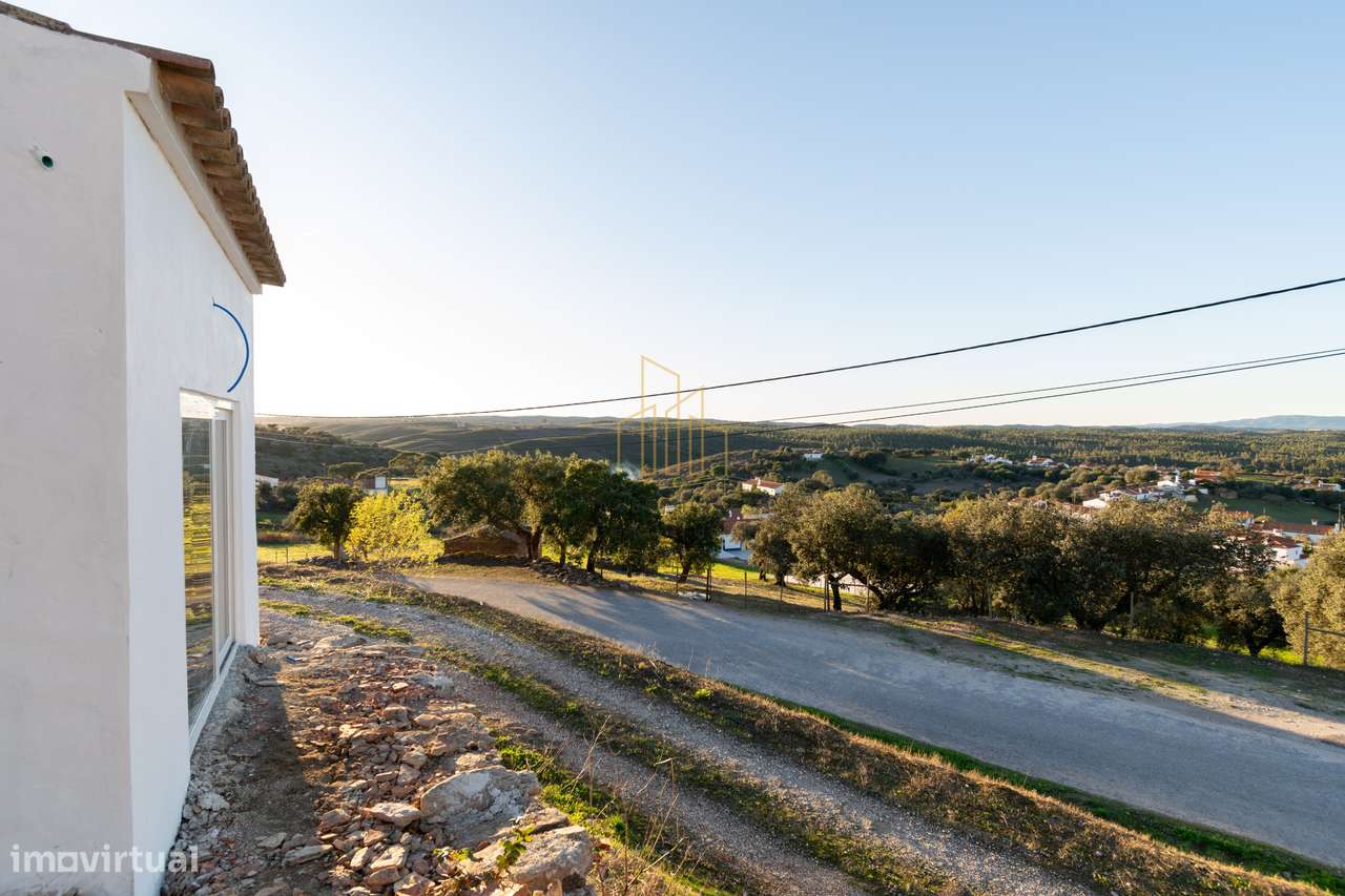 Moradia T2 com piscina e vista deslumbrante em Terena, Hortinhas-12