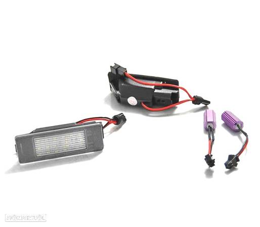 LUZES MATRÍCULA PARA NISSAN QASHQAI JUKE NAVARA MERCEDES SPRINTER VITO VIANO LED - 2