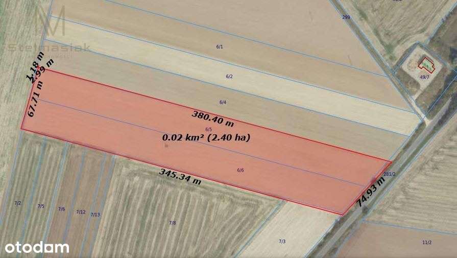 Działka usługowa 2,4 h obok zjazdu z autostrady A4 - Pełny obrazek: 5/6