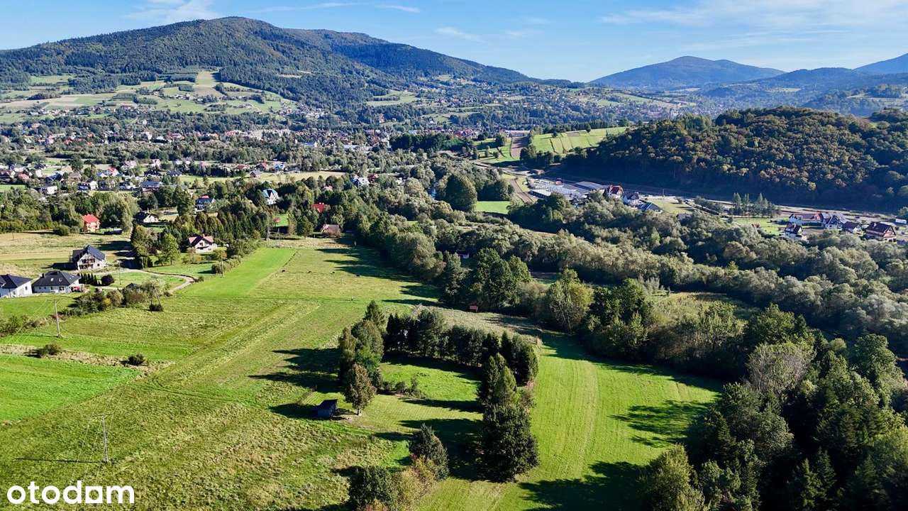 Działka budowlana z widokiem na góry  Mszana Dolna - Pełny obrazek: 2/6