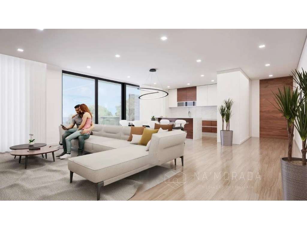 Apartamento T3 com duas frentes e duas varandas no Empreendimento L...-11