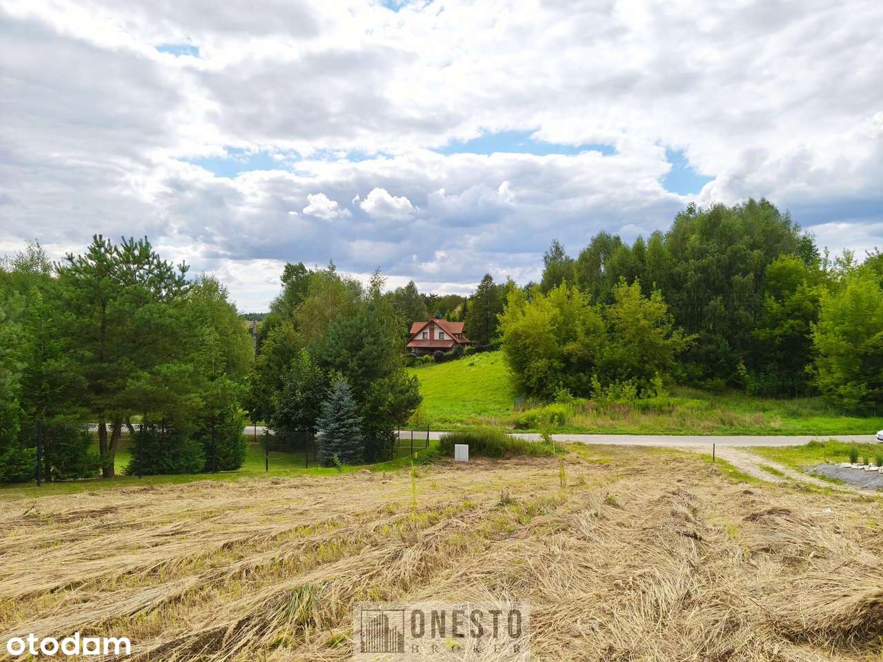 Działka budowlana, jednorodzinna 15a z pięknym widokiem Dąbrowica - Pełny obrazek: 1/9