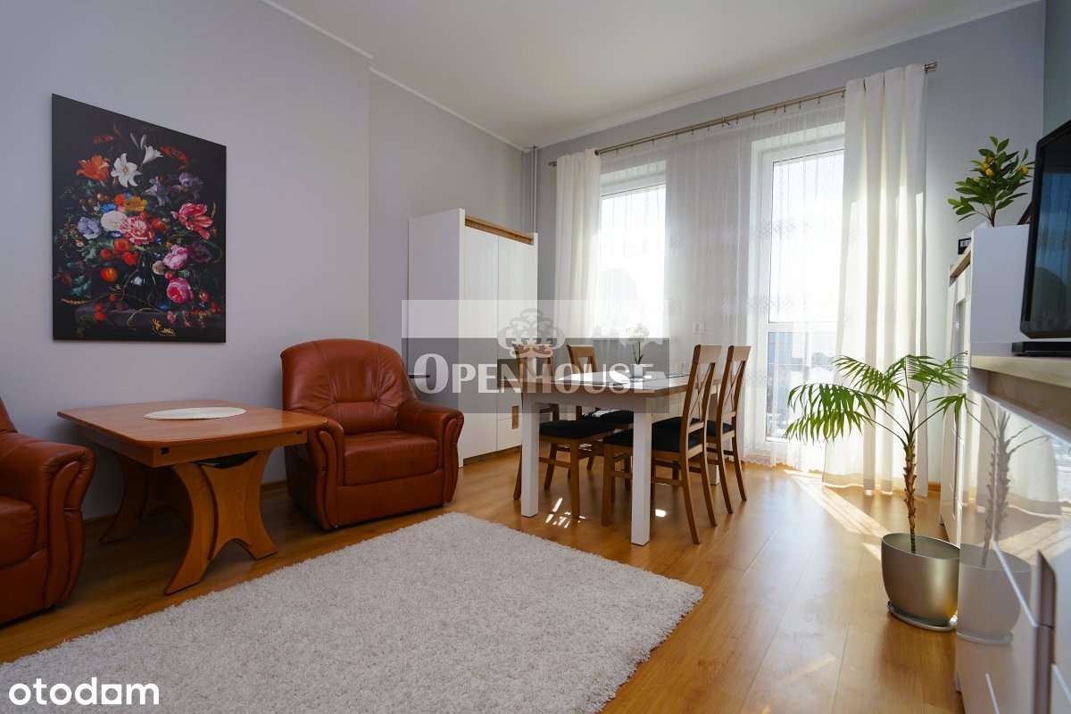 Duży salon, wysoki sufit, balkon - 2 pokoje w Śród-1