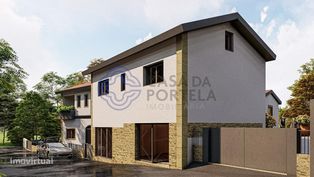 Moradia geminada em Canedo-fase final de construção - Grande imagem: 3/6