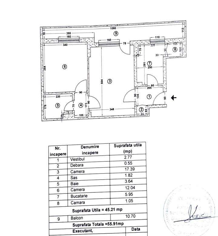 Apartament 2 camere nemobilat Unirii - Cantemir T99 - Imagine principală: 2/20