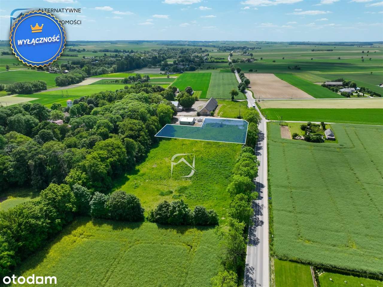 Teren usługowo-budowlany-piękna lokalizacja-Piask - Pełny obrazek: 5/13