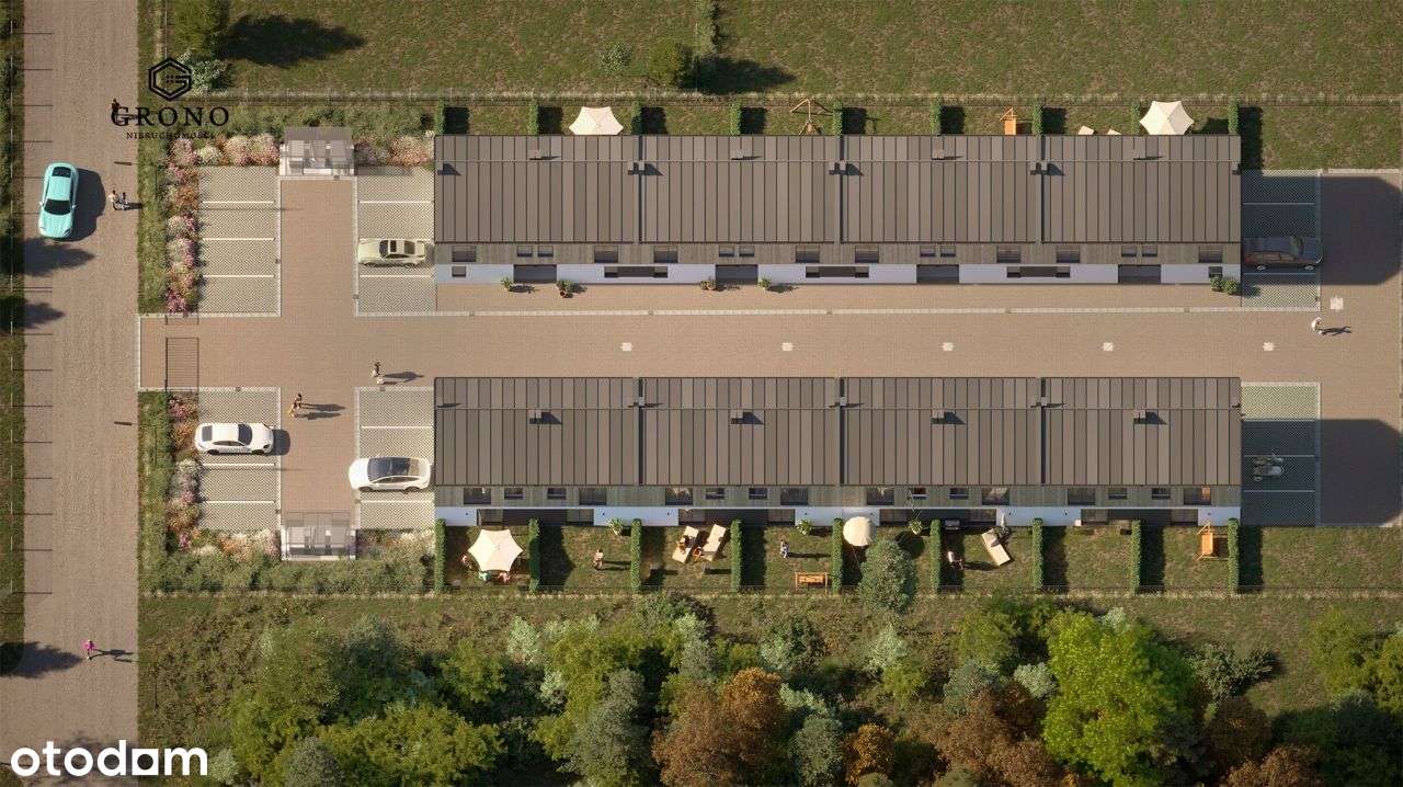 Szeregówka przy lesie, 4 pokoje + kominek!-8